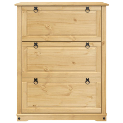 Szafka na buty Corona, 99x32x124,5 cm, lite drewno sosnowe