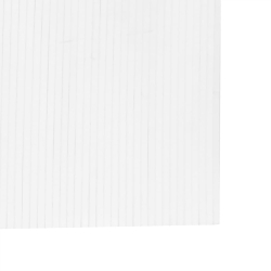 Parawan, biały, 165x800 cm, bambusowy