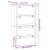 Szafka na buty Corona, 99x32x163,5 cm, lite drewno sosnowe