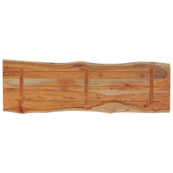 Blat do stołu, 120x40x2,5cm, drewno akacjowe, naturalna krawędź