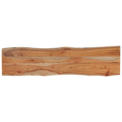 Blat do stołu, 160x40x2,5cm, drewno akacjowe, naturalna krawędź