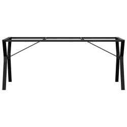 Nogi do stołu w kształcie litery Y, 180x80x73 cm, żeliwo