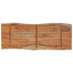 Blat do stołu, 100x40x2,5cm, drewno akacjowe, naturalna krawędź