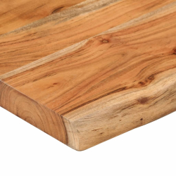 Blat do stołu, 140x40x2,5cm, drewno akacjowe, naturalna krawędź