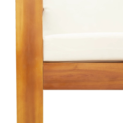 3-cz. zestaw wypoczynkowy do ogrodu, z poduszkami, akacjowy