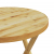 Składany stolik ogrodowy, Ø55x75 cm, bambusowy