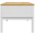 Stolik kawowy FLORO, biały, 99x55,5x45 cm, lite drewno sosnowe