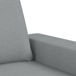 Fotel z podnóżkiem, jasnoszary, 60 cm, obity tkaniną