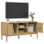 Szafka RTV FLORO, woskowy brąz, 114x43x55 cm, drewno sosnowe