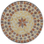 Mozaikowy zestaw mebli bistro, terakotowo-biały