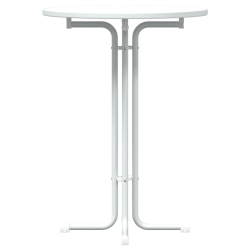 Stół jadalniany, biały, Ø80x110 cm