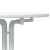 Stół jadalniany, biały, Ø80x110 cm