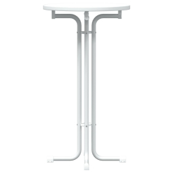 Stolik jadalniany, biały, Ø60x110 cm