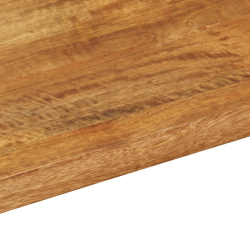 Blat stołu, 140x50x3,8 cm, prostokątny, lite drewno mango