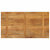 Blat stołu, 110x60x3,8 cm, prostokątny, lite drewno mango