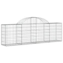 Kosze gabionowe, 50 szt, 200x30x60/80 cm, galwanizowane żelazo