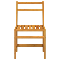 3-częściowy zestaw mebli na balkon, lite drewno akacjowe