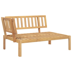 Narożna sofa ogrodowa z deseczek, lite drewno akacjowe
