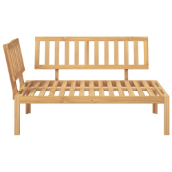 Narożna sofa ogrodowa z deseczek, lite drewno akacjowe