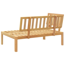 Narożna sofa ogrodowa z deseczek, lite drewno akacjowe