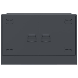 Szafka pod telewizor, antracytowa, 67x39x44 cm, stalowa