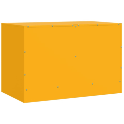 Szafka pod telewizor, musztardowa, 67x39x44 cm, stalowa