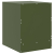 Szafki nocne, 2 szt., zielone, 34,5x39x44 cm, stal