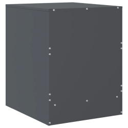 Szafka nocna, antracytowa, 34,5x39x44 cm, stal