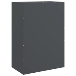 Szafka, antracytowa, 67x39x95 cm, stal