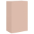 Szafka boczna, różowa, 67x39x107 cm, stal