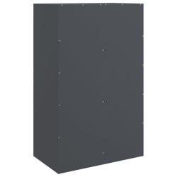 Szafka boczna, antracytowa, 67x39x107 cm, stal