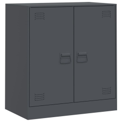 Szafka boczna, antracytowa, 67x39x73 cm, stal