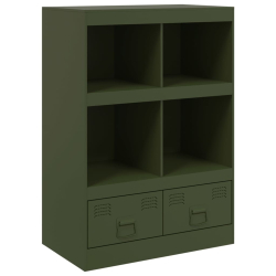 Szafka, oliwkowa, 67x39x95 cm, stal