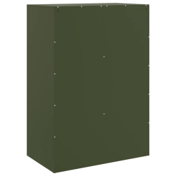 Szafka, oliwkowa, 67x39x95 cm, stal