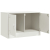 Szafki pod telewizor, 2 szt., białe, 67x39x44 cm, stalowe