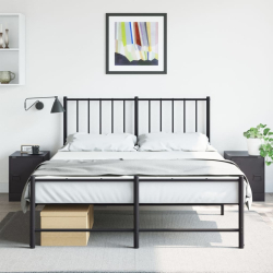 Szafki nocne, 2 szt., czarne, 34,5x39x44 cm, stal