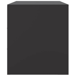 Szafka pod telewizor, czarna, 99x39x44 cm, stalowa