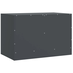 Szafki pod telewizor, 2 szt., antracytowe, 67x39x44 cm, stalowe