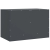 Szafki pod telewizor, 2 szt., antracytowe, 67x39x44 cm, stalowe