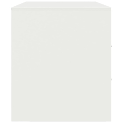 Szafka pod telewizor, biała, 67x39x44 cm, stalowa