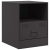 Szafki nocne, 2 szt., czarne, 34,5x39x44 cm, stal