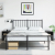 Szafki nocne, 2 szt., czarne, 34,5x39x44 cm, stal