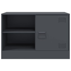 Szafka pod telewizor, antracytowa, 67x39x44 cm, stalowa