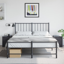 Szafki nocne, 2 szt., czarne, 34,5x39x44 cm, stal