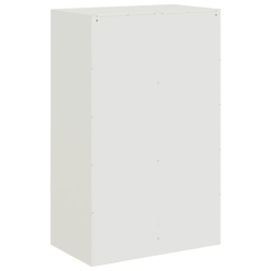 Szafka boczna, biała, 67x39x107 cm, stal