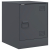 Szafki nocne, 2 szt., antracytowe, 34,5x39x44 cm, stal