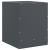 Szafki nocne, 2 szt., antracytowe, 34,5x39x44 cm, stal