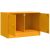 Szafki pod telewizor, 2 szt., musztardowe, 67x39x44 cm, stalowe