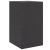 Szafki nocne, 2 szt., czarne, 34,5x39x62 cm, stal