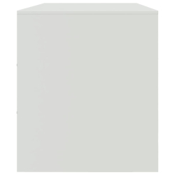 Szafka pod telewizor, biała, 99x39x44 cm, stalowa